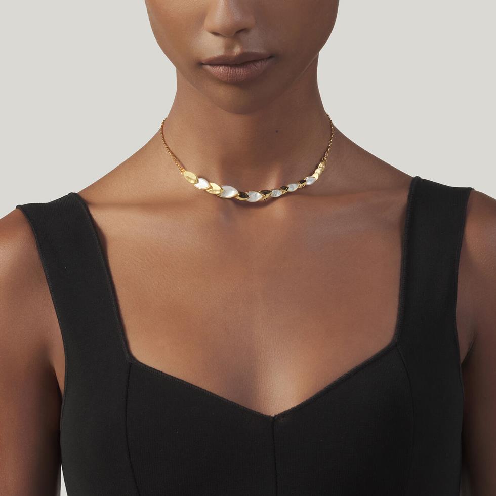 COLLANA SKIN MADREPERLA PICCOLA CM 42 - RASPINI