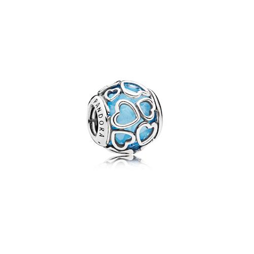OPENWORK CUORI CRISTALLO BLUE - PANDORA