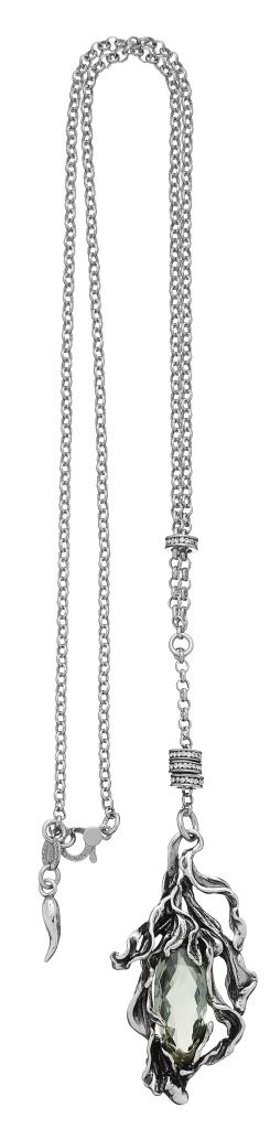 PENDENTE NAVETTE FOGLIE - RASPINI