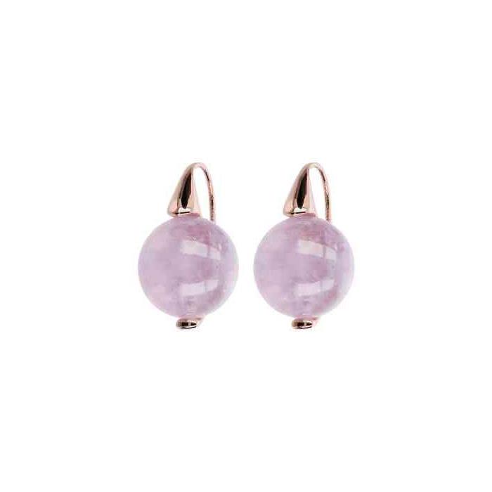 ORECCHINI ROSE GOLD/AMETISTA LAVANDA - BRONZALLURE