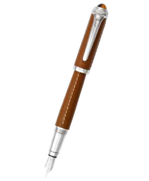 LIMITED EDITION ROADSTAR STILO IN PELLE DI VITELLO MARRONE - CARTIER