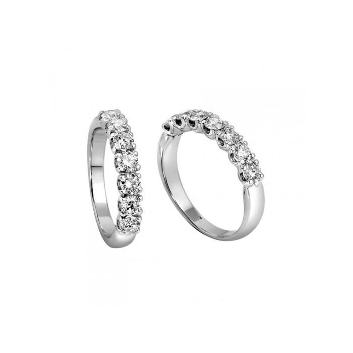 VERETTA 7 PIETRE ORO BIANCO  - GR 4.00 - BR GVS 0.86 - GIORGIO VISCONTI