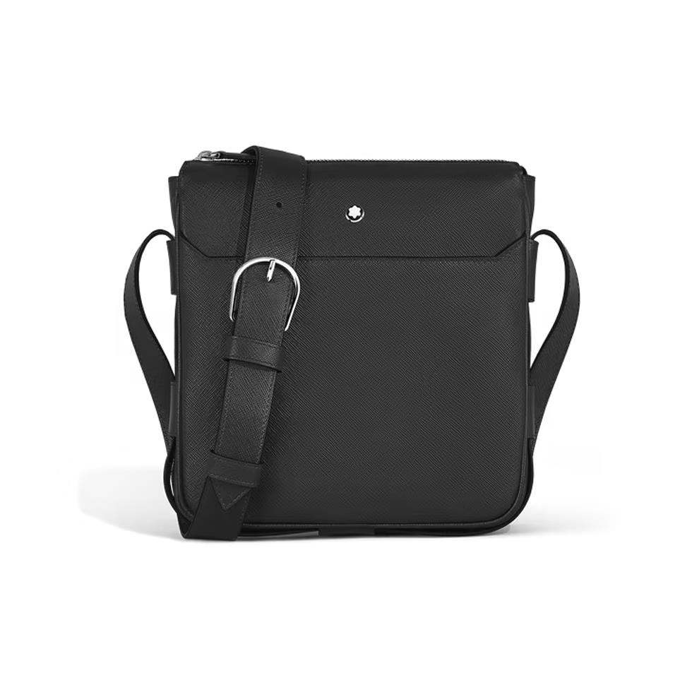 BORSA MESSENGER VERTICALE IN PELLE SARTORIAL - COLORE NERO - MONTBLANC
