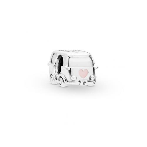 OLD SCHOOL VAN SILVER CHARM WITH PINK ENAMEL - PANDORA