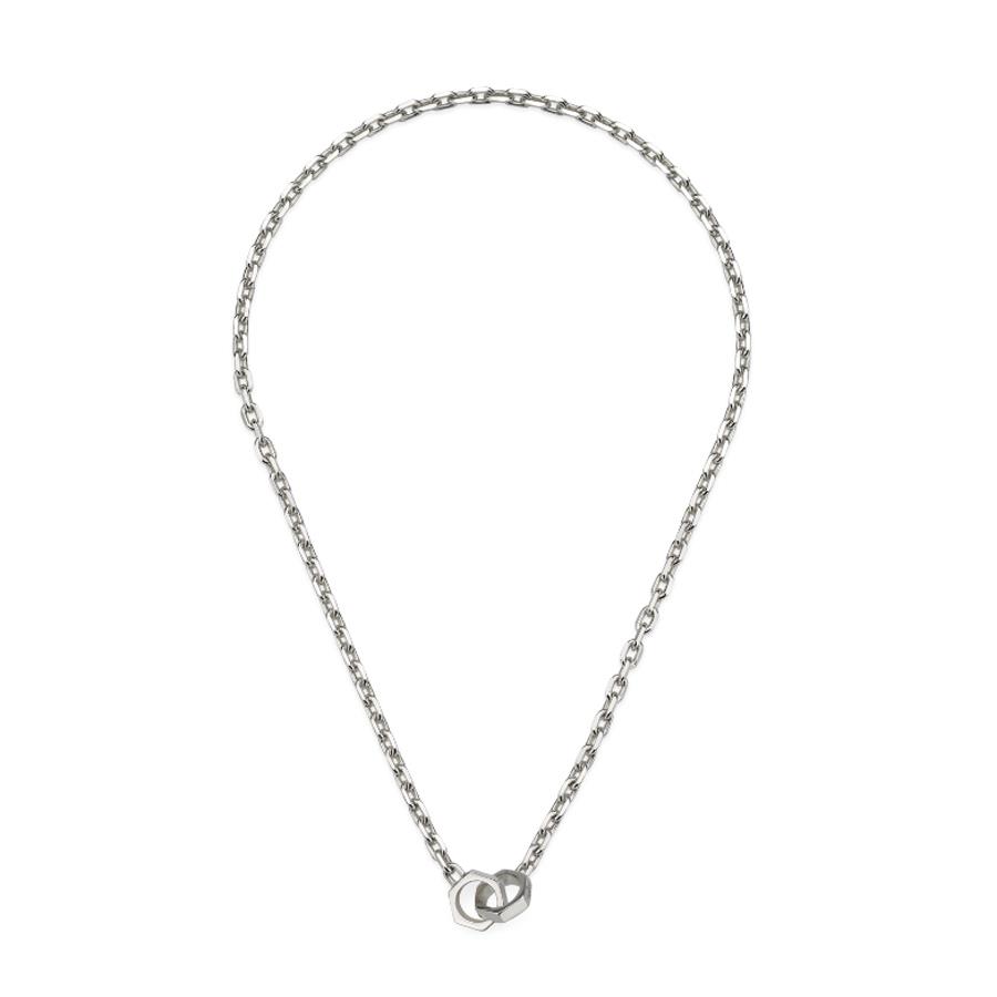 COLLANA TRADEMARK ARGENTO 925 - GUCCI SILVER JEWELRY