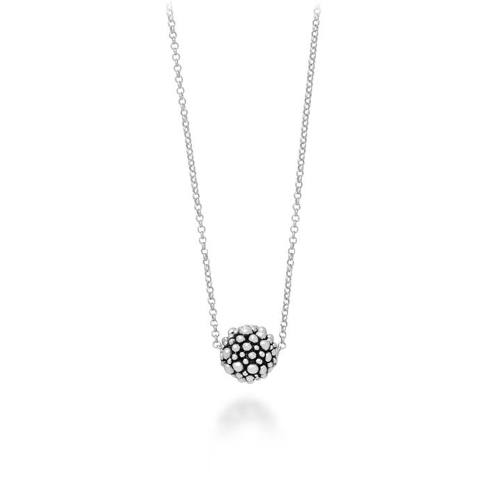 COLLANA BOULE PERLAGE CM 45 - RASPINI