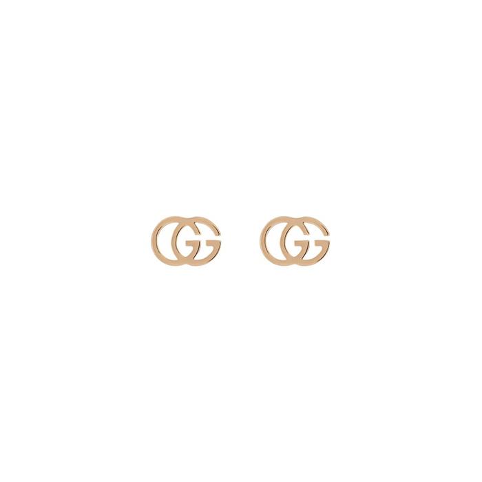 ORECCHINI GG RUNNING ORO ROSA 18KT - GUCCI FINE JEWELRY