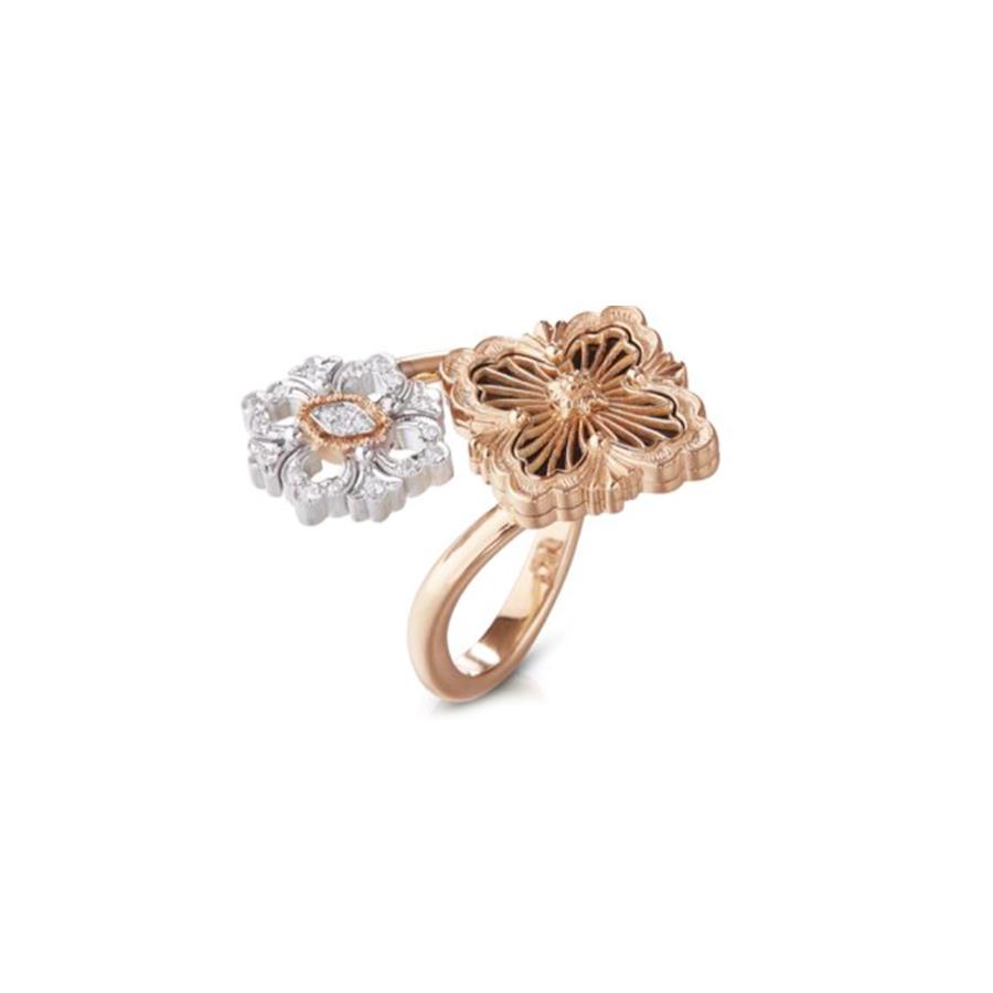 RING OPERA TULLE P/W, 490, UNIQUE COLOUR - BUCCELLATI GIOIELLI