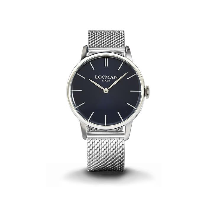 1960 41 MM QUARZO Q/BLU MAGLIA MILANO - LOCMAN