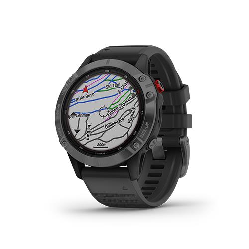 FENIX&reg; 6 - PRO SOLAR EDITION, SLATE GREY CON CINTURINO BLACK - GARMIN