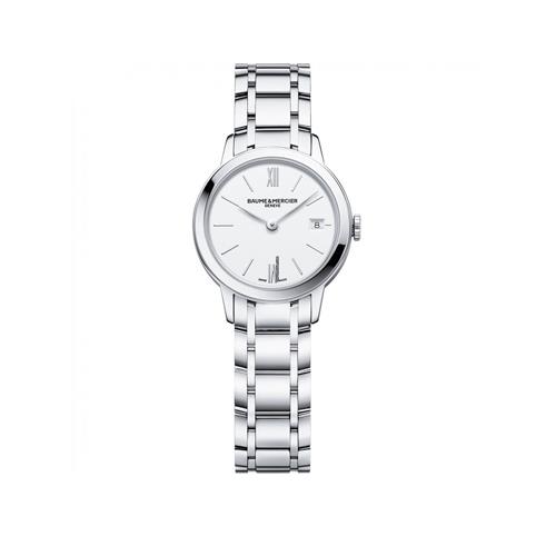 CLASSIMA 27 MM, QUARZO, CASSA E BRACCIALE IN ACCIAIO - BAUME & MERCIER