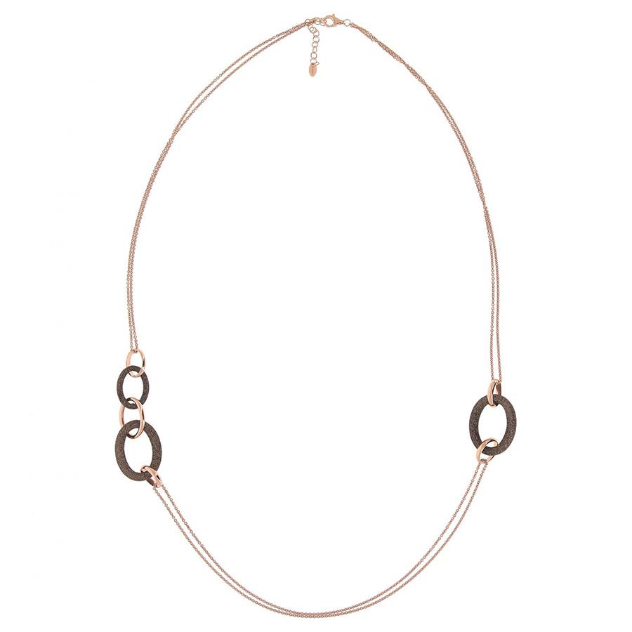 COLLANA POLVERE DI SOGNI ROSA LUCIDO - BRONZO - PESAVENTO