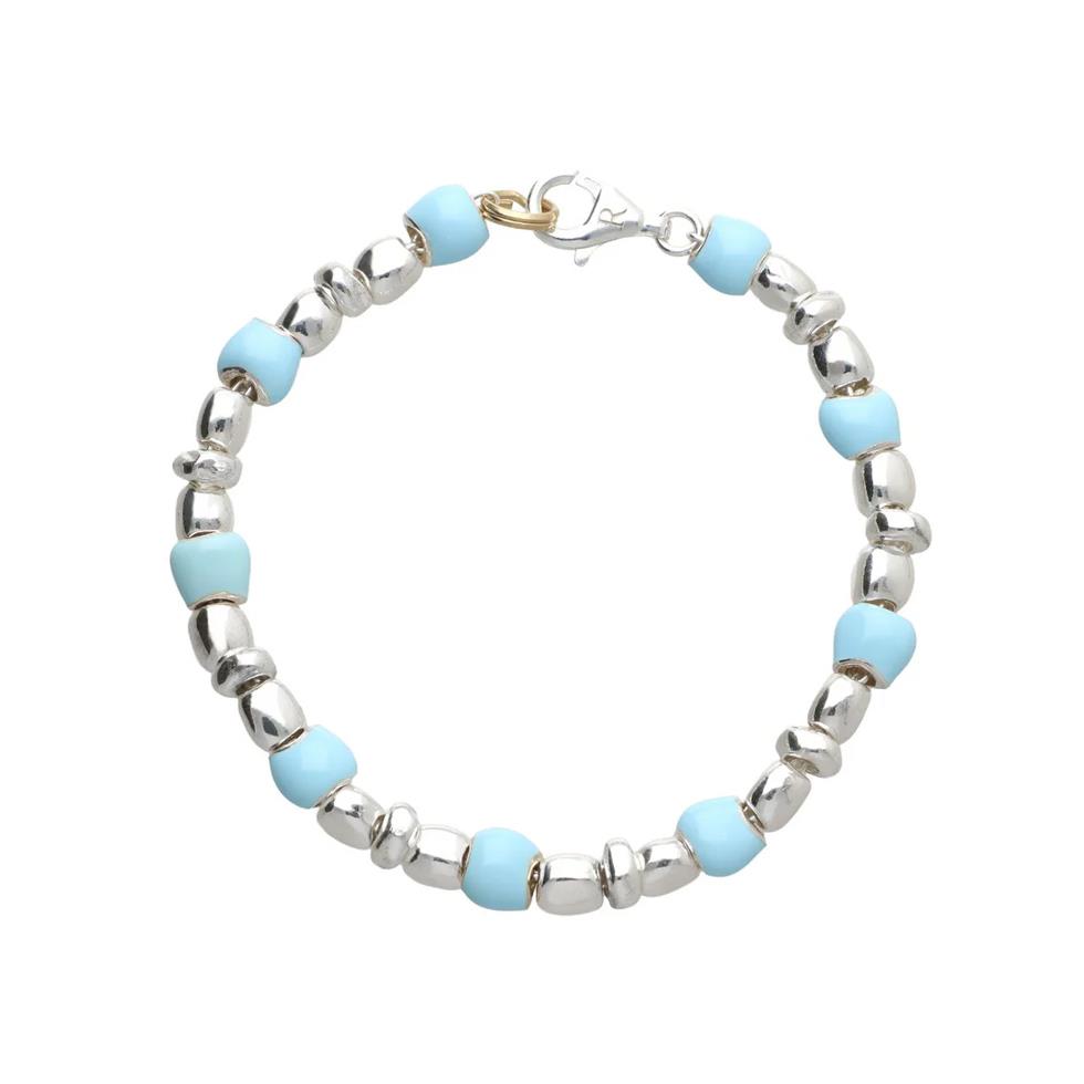 BRACCIALE SASSOLINI AZZURRO - RUBINIA SASSOLINI