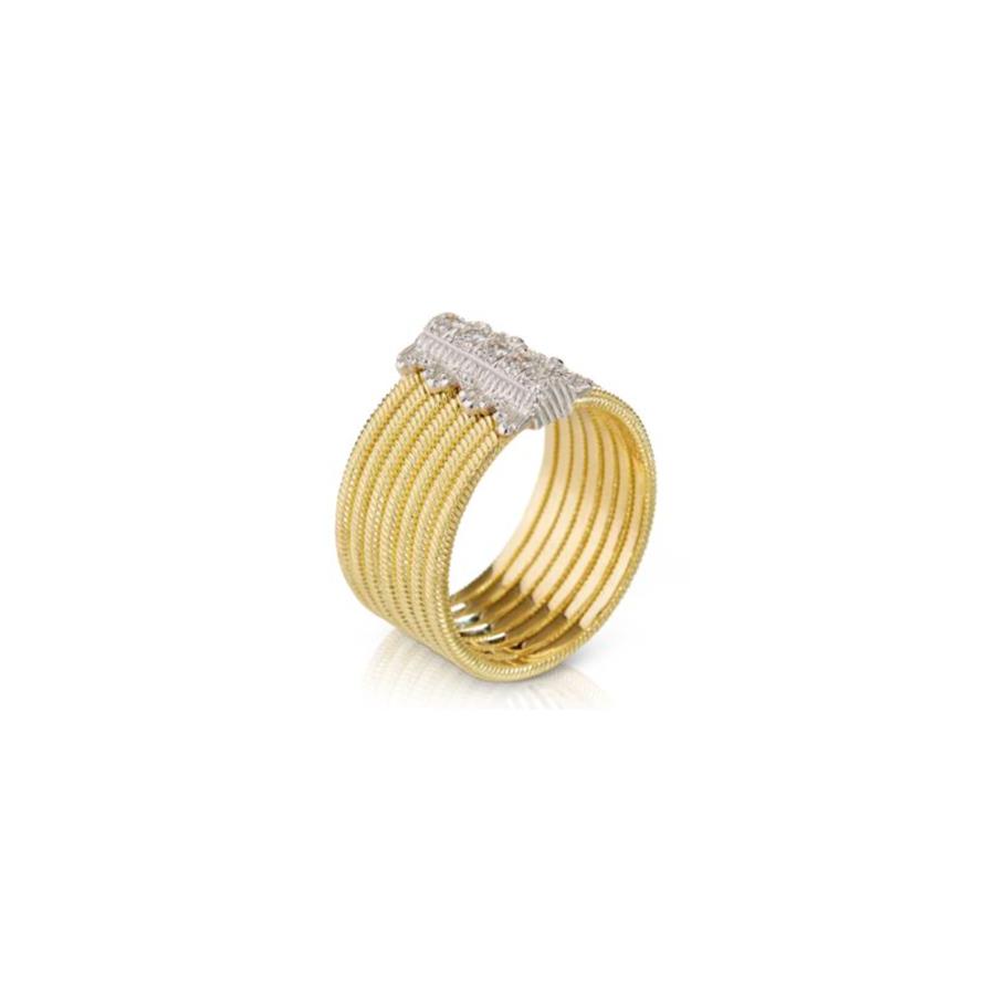 RING HAWAII Y/W GOLD, 540, UNIQUE COLOUR - BUCCELLATI GIOIELLI