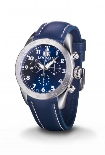 ISOLA D ELBA CHR ACC/PELLE BLUE - LOCMAN