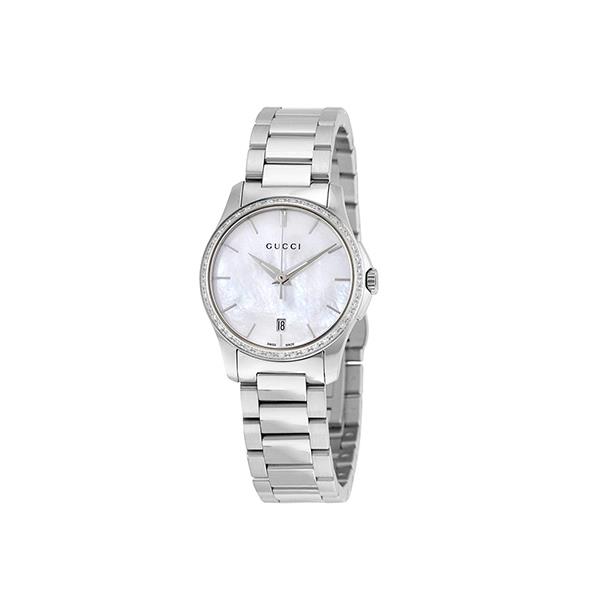 27MM MADRE PERLA BRILL QTZ - GUCCI TIMEPIECES