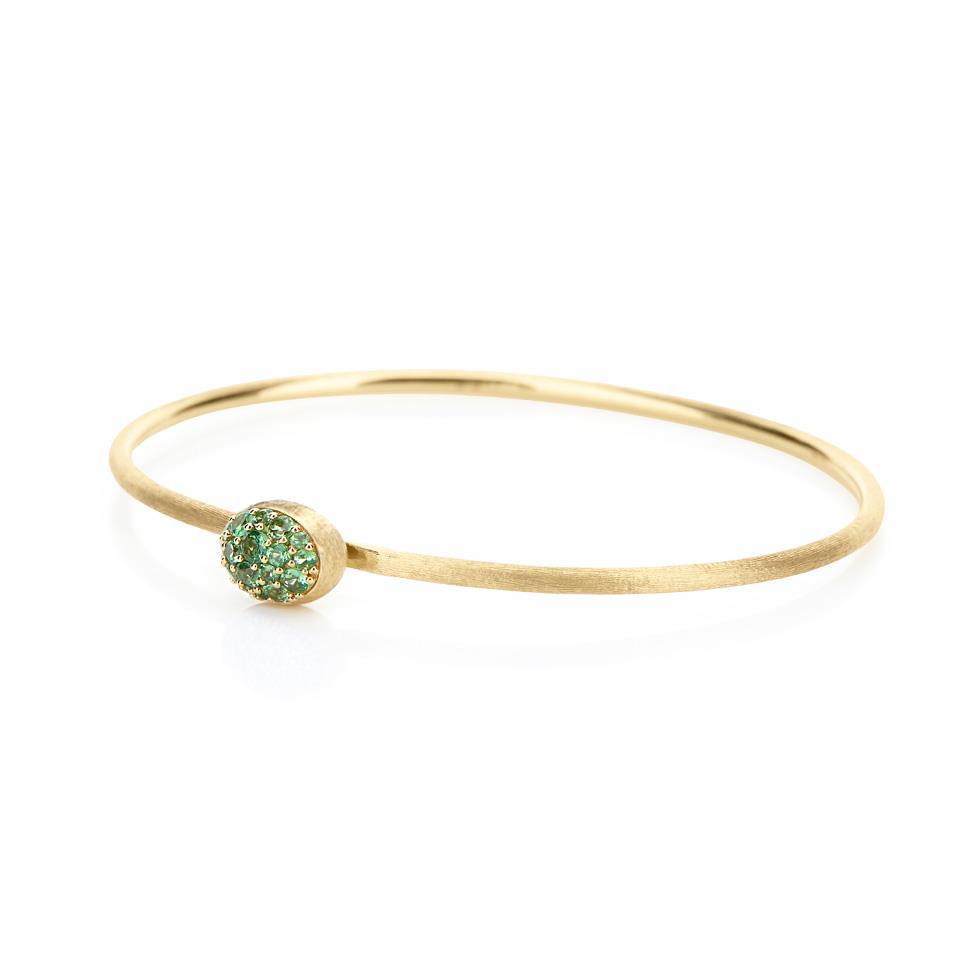 BANGLE BOULE (PICCOLA) IN ORO CON TSAVORITE - NANIS
