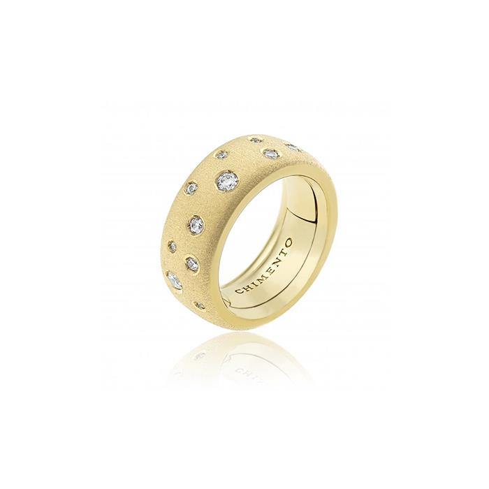 ANELLO BRIO ORO GIALLO SATINATO - BR 0.64 - CHIMENTO