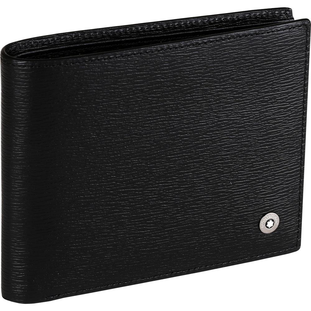 PORTAFOGLI 12 SCOMPARTI C/C 2 BANCONOTE E 4 TASCHE EXTRA - MONTBLANC