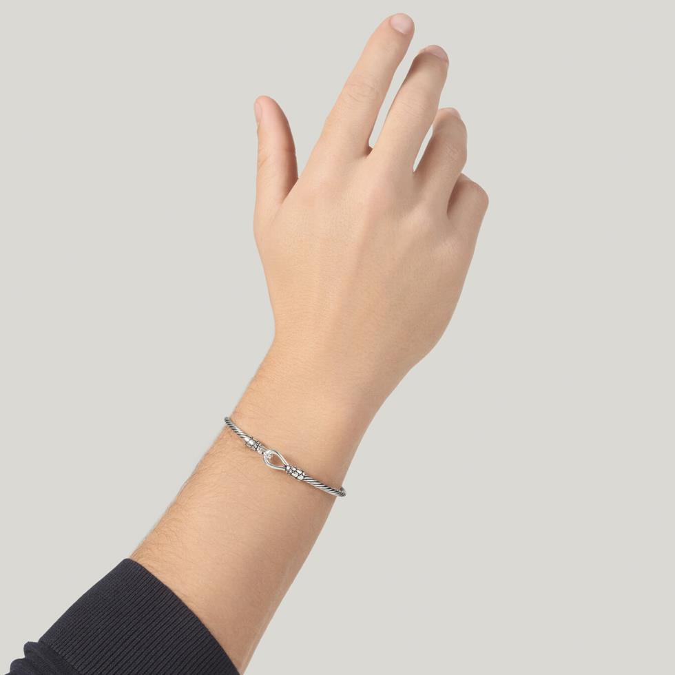 BRACCIALE RIGIDO CROCO - RASPINI