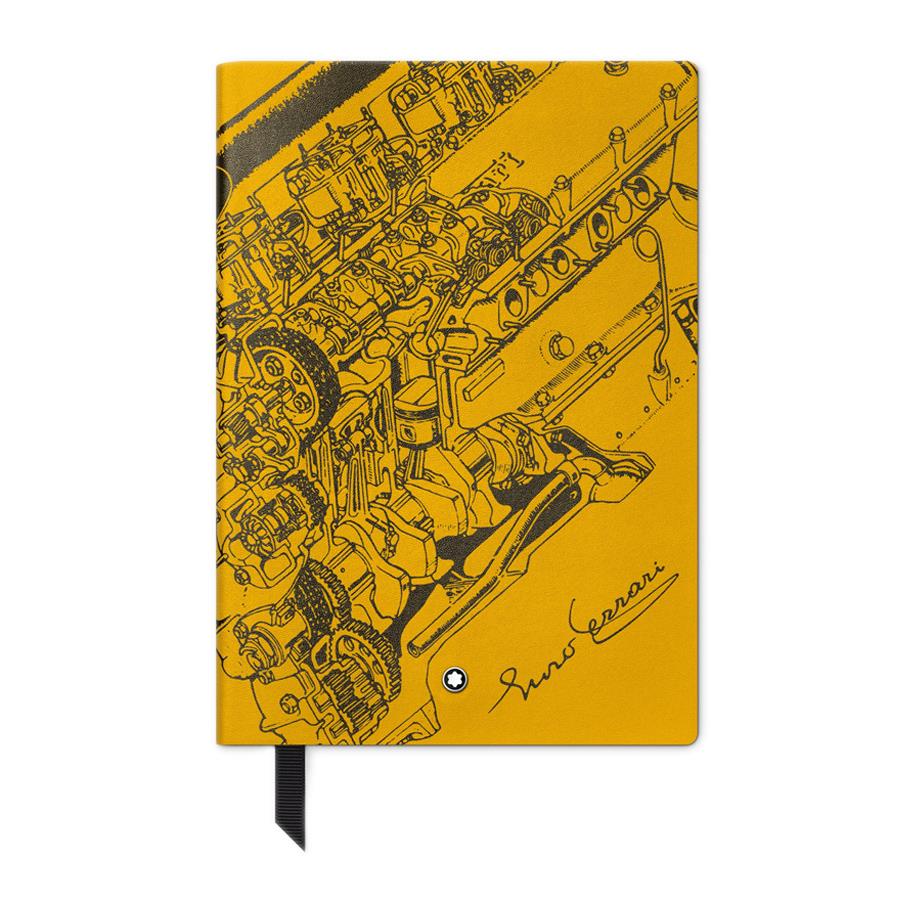 NOTEBOOK #146 SMALL, GREAT CHARACTERS ENZO FERRARI, GIALLO MODENA - LINED - MONTBLANC