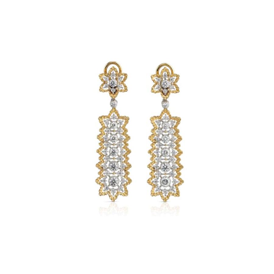 EARRINGS ROMBI Y/W G, 000, UNIQUE COLOUR - BUCCELLATI GIOIELLI