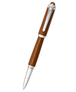 LIMITED EDITION ROADSTAR ROLLER IN PELLE DI VITELLO MARRONE - CARTIER