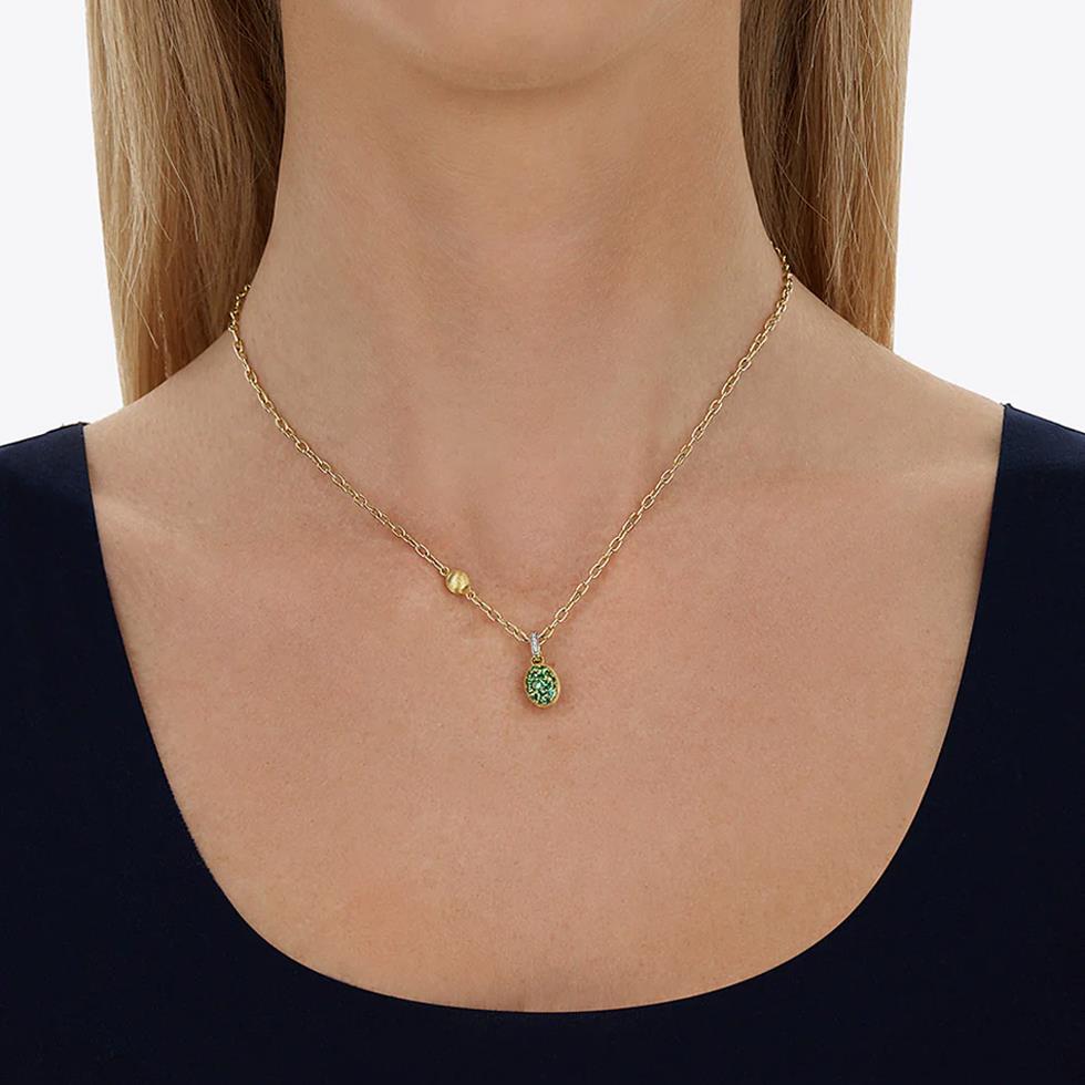 CIONDOLO CON DIAMANTI E TSAVORITE - NANIS