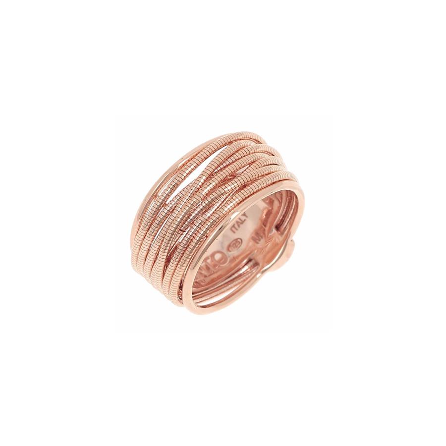 ANELLO DNA ROSA LUCIDO MIS 14-16 - PESAVENTO