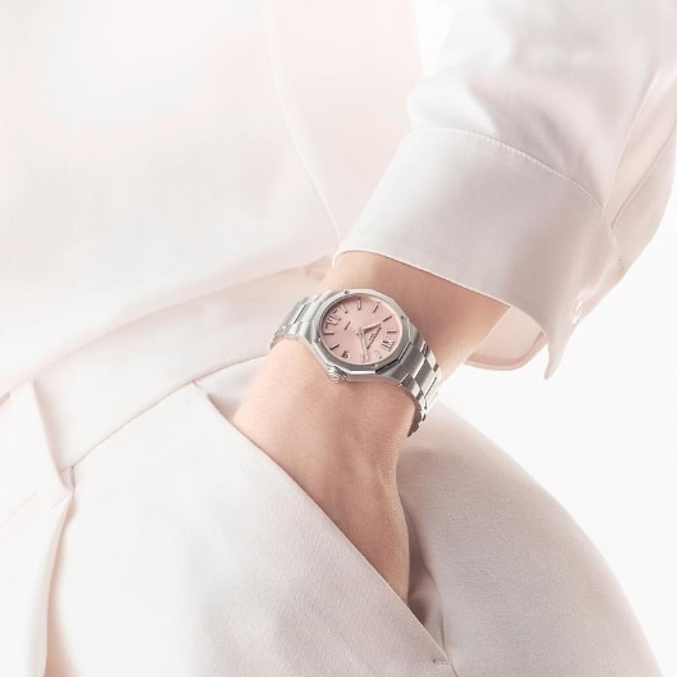 RIVIERA 33 MM ACC - QUADRANTE ROSA - BAUME & MERCIER