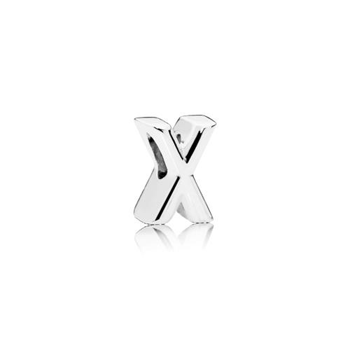 LETTER X SILVER CHARM - PANDORA