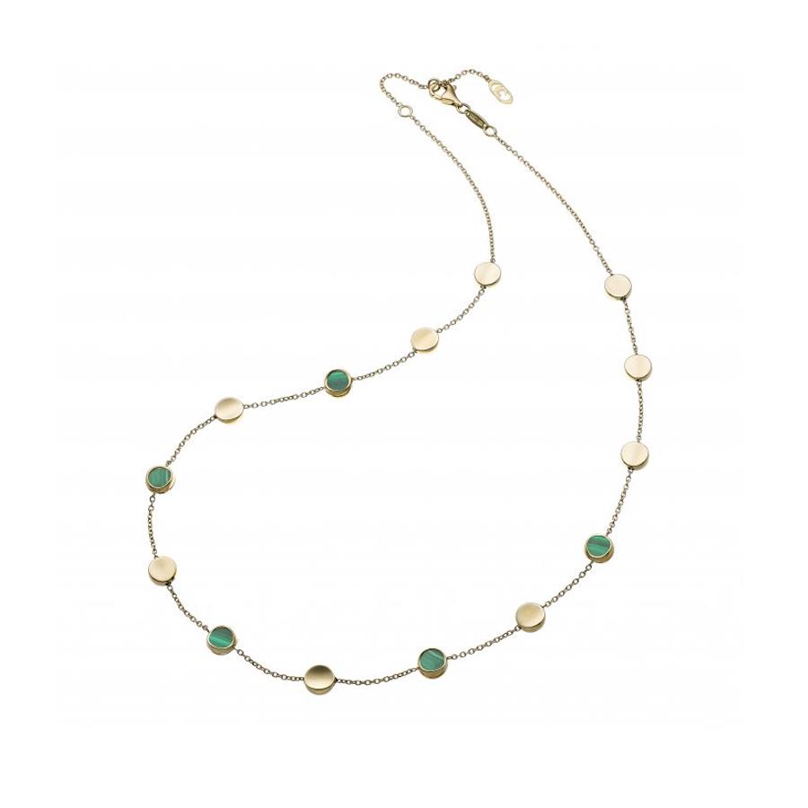 COLLANA MALACHITE - ARMILLAS GLOW CALEIDO - ORO GIALLO - CHIMENTO