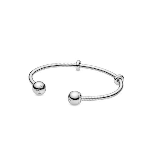 BRACCIALE RIGIDO APERTO MAGLIA SNAKE PANDORA MOMENTS - MIS  - PANDORA