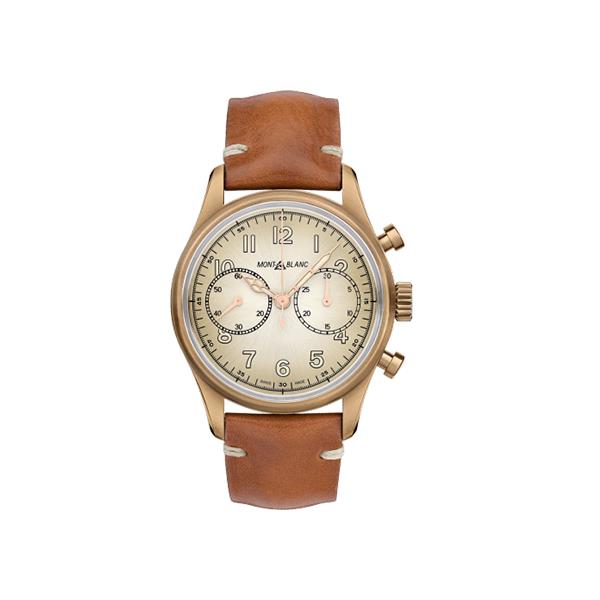 MONTBLANC 1858 CHRONOGRAFO AUTOMATICO CASSA IN BRONZO E FONDELLO IN TITANIO - MONTBLANC