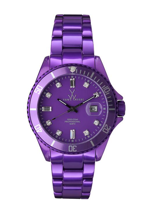 METALLIC VIOLA SWAR - TOY WATCH