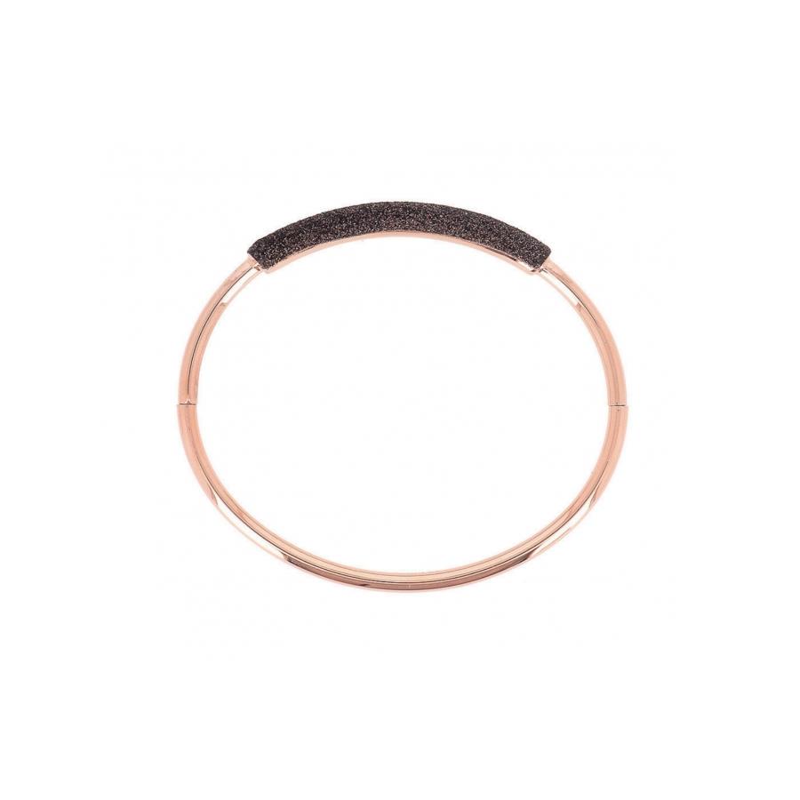 BRACCIALE ROSA LUCIDO POLVERE BRONZO - PESAVENTO