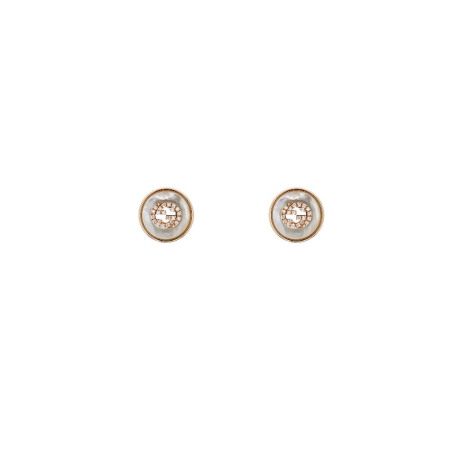 TOPPA ORECCHINO MADREPERLA - GUCCI FINE JEWELRY