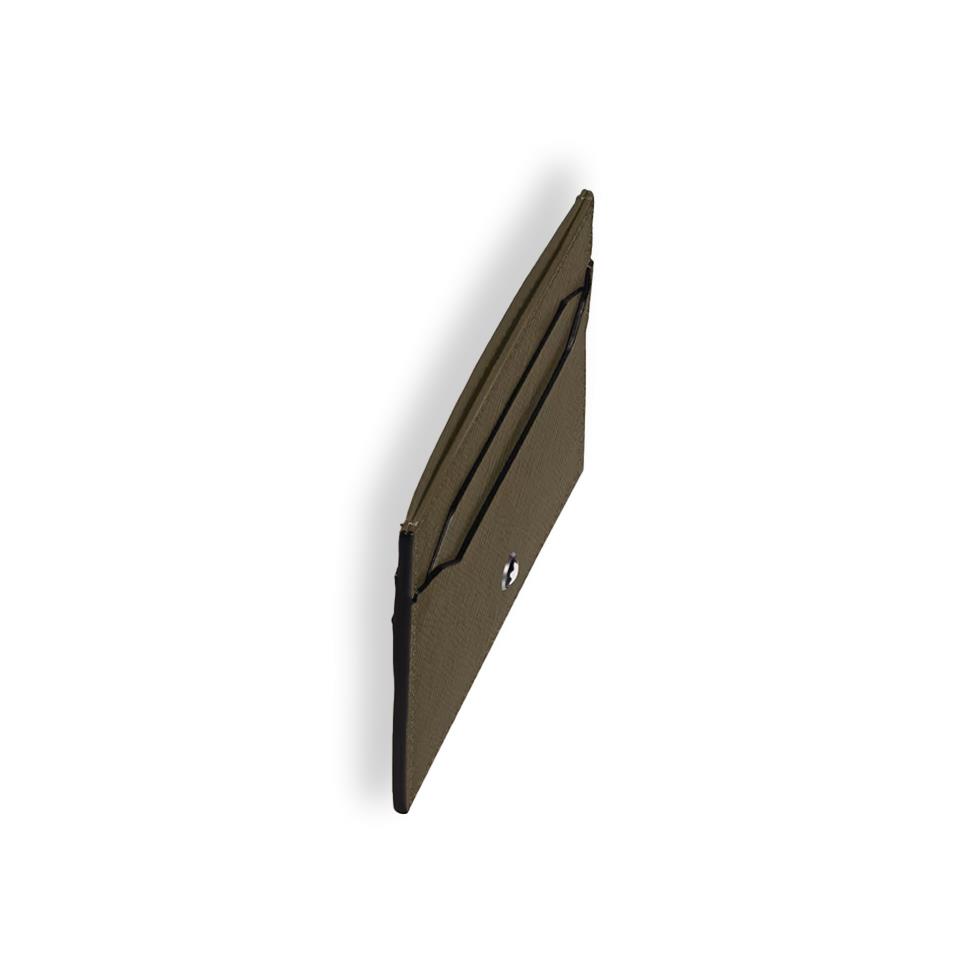 PORTA CARTE 5 SCOMPARTI IN PELLE SARTORIAL - COLORE KAKI - MONTBLANC