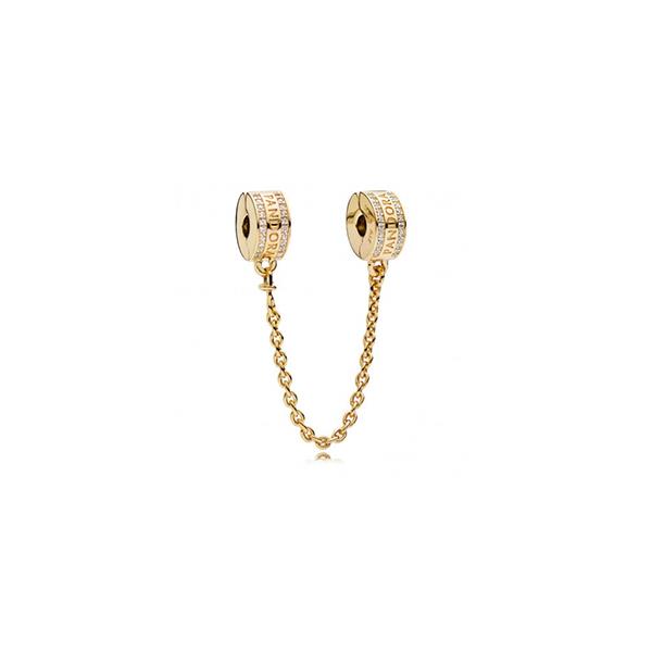 CATENA DI SICUREZZA LOGO LUCCICANTE - MIS. 5 - PANDORA