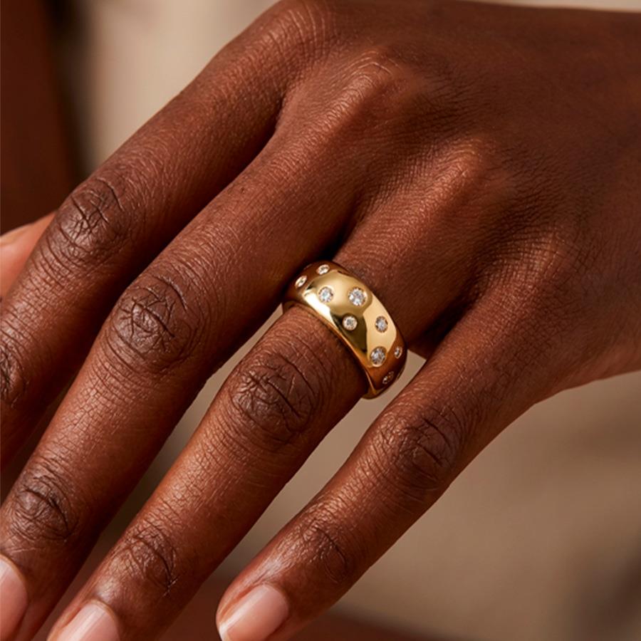 ANELLO BRIO ORO GIALLO DIAM 0.65 - CHIMENTO