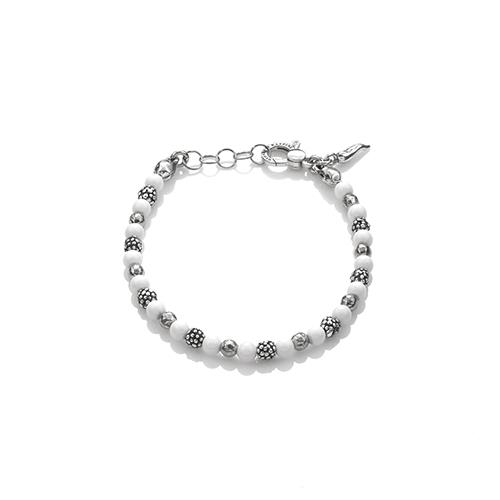 BRACCIALE RIO AGATA BIANCA - CM 21 - RASPINI