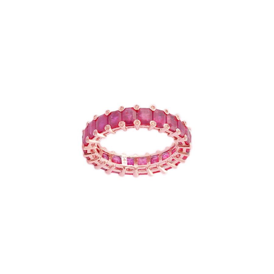 ANELLO RUBINI BAGUETTE - RUB. KT 4.85 - DIAM. 0.14 -  - CEDRO