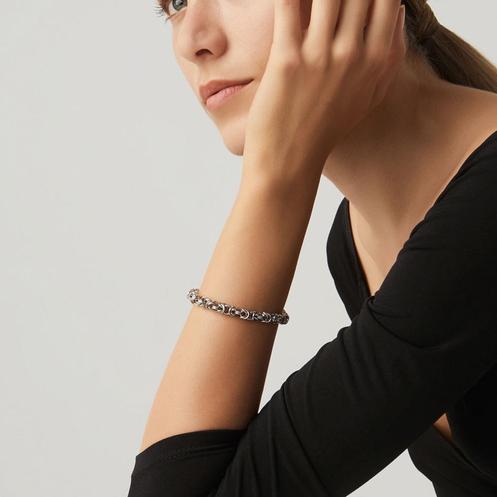 BRACCIALE MINI MAGLIA BIZANTINA - RASPINI