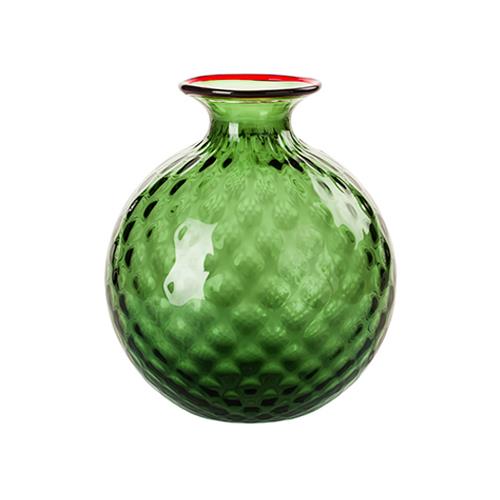 MONOFIORE VERDE MELA FILO ROSSO - 21.5 CM - VENINI