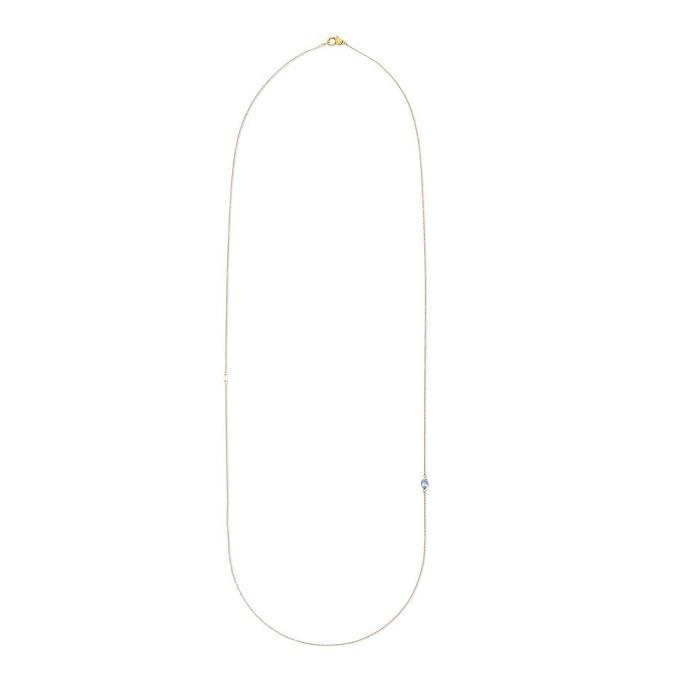 COLLANA IN ORO GIALLO - ACQUAMARINA - NANIS