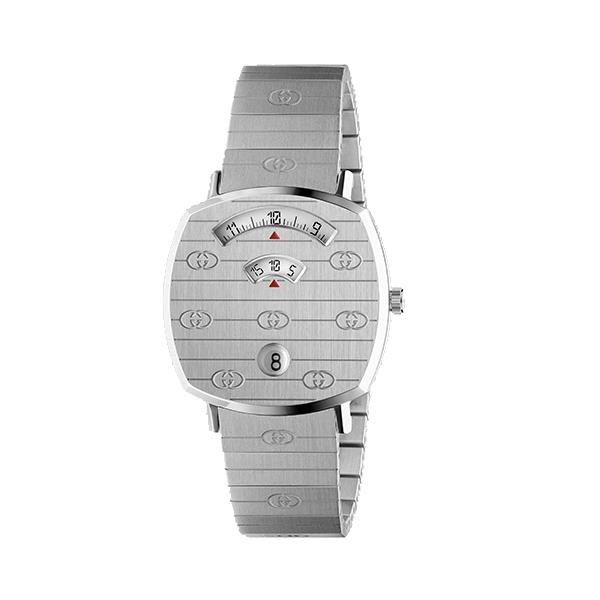 OROLOGIO GRIP, 35 MM - ACCIAIO / BRACCIALE ACCIAIO - GUCCI TIMEPIECES