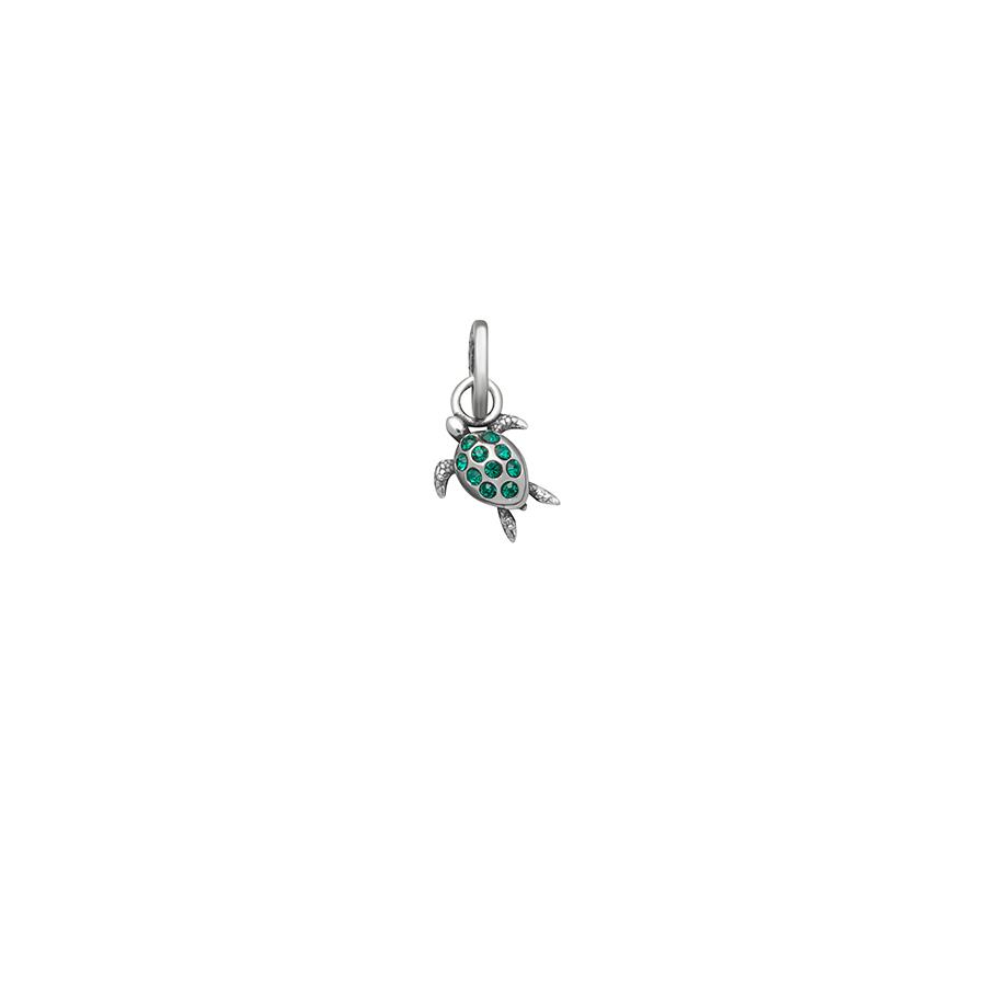 MINI CHARM TARTARUGA CRYSTAL VERDE - RASPINI