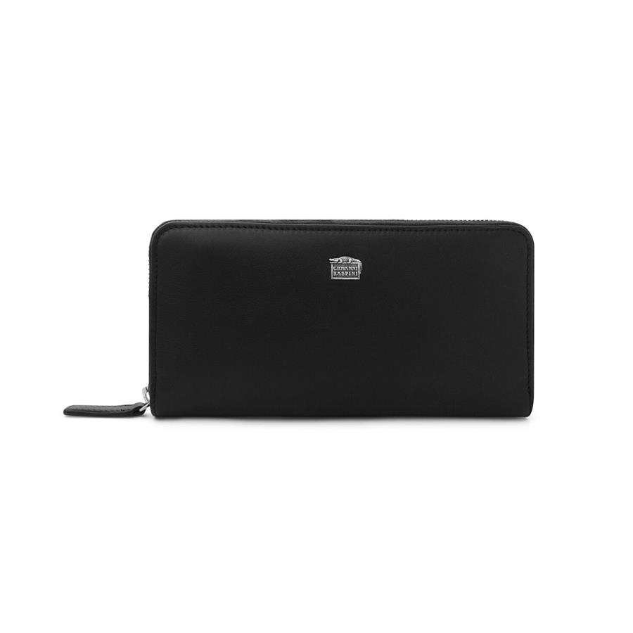 PORTAFOGLIO CON ZIP GRANDE PELLE LISCIA - RASPINI