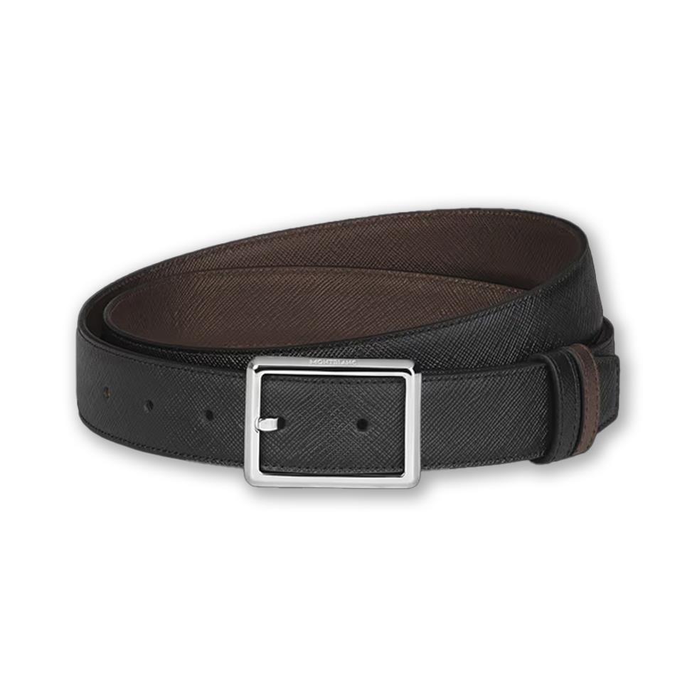 CINTURA REVERSIBILE 30 MM RETTANGOLARE IN PELLE SARTORIAL - MONTBLANC