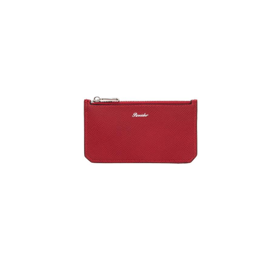 PORTA CARTE CON ZIP - COLORE CHERRY - PINEIDER 1774